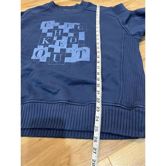 Aerie Down-To-Earth Crew Sweatshirt relaxed fit size XS - Picture 9 of 9